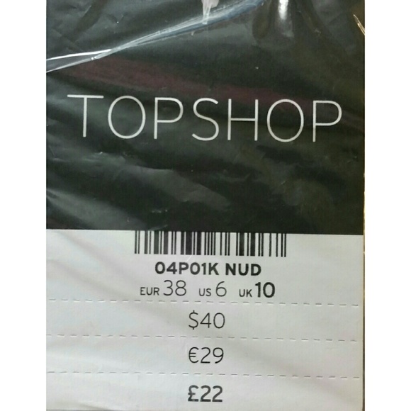 Topshop ruched tie cold shoulder top size 6 black - Picture 4 of 6